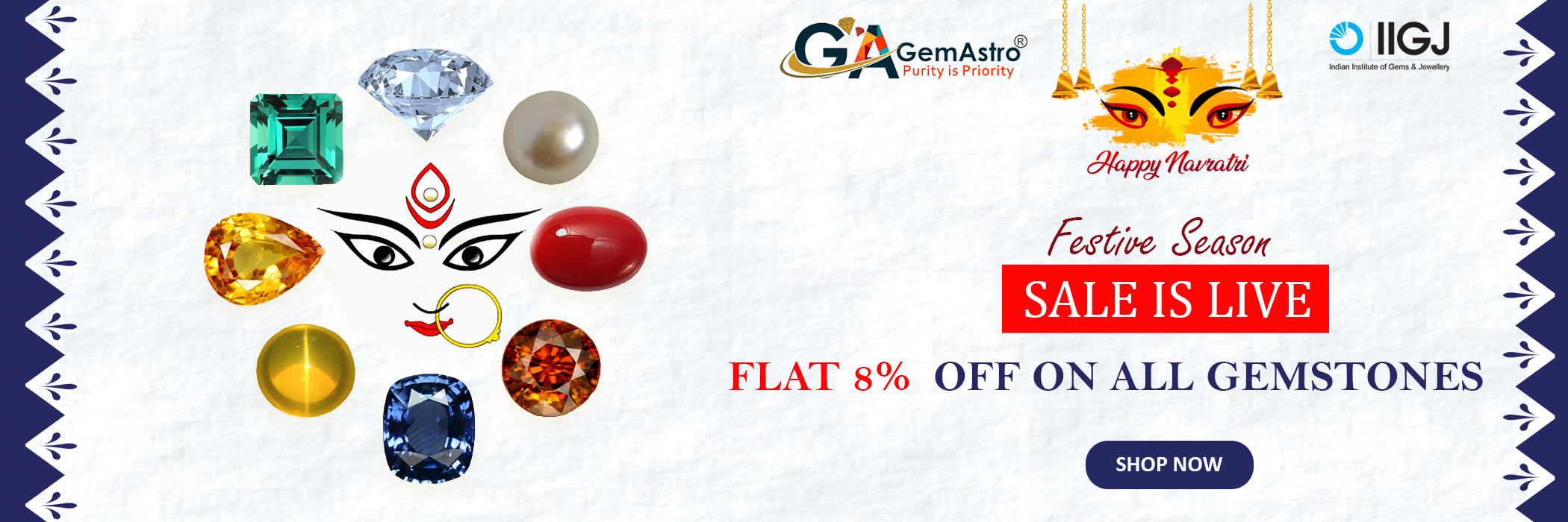 Gemstones for Navratri