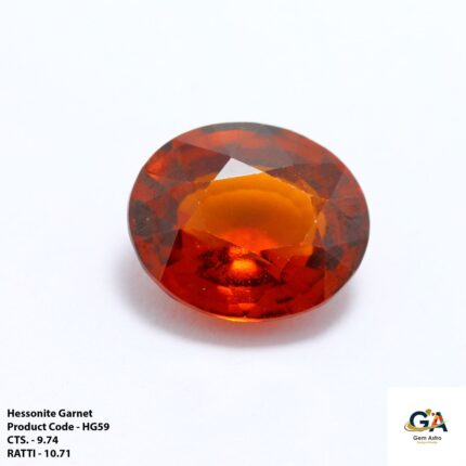 Hessonite Garnet (Gomed) 9.74 Carat (10.31 Ratti)