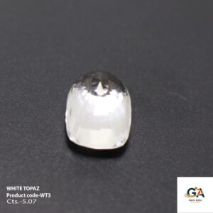 Natural White Topaz 5.07 Carat (5.57 Ratti)