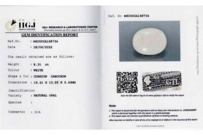 Opal 8.31 Carat (9.14 Ratti)