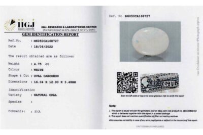 Opal 4.75 Carat (5.22 Ratti)
