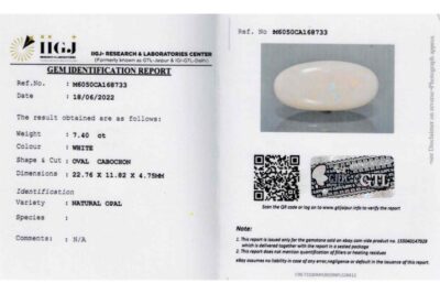 Opal 7.40 Carat (8.14 Ratti)