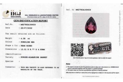 Rhodolite Garnet 4.08 Carat (4.48 Ratti)