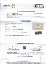 Yellow Sapphire 4.54 Carat (4.99 Ratti) - Image 5