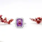 Amethyst With Diamond Ring - Image 9