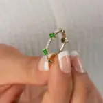 Clover Diamond Eternity Ring Gold - Image 8