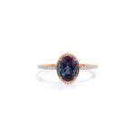 Tourmaline Diamond Ring in 14K Solid Gold - Image 6