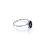 Tourmaline Diamond Ring in 14K Solid Gold - Image 4