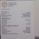 IGI Certified Natural Diamond 0.60 Carat H SI1 - Image 2