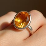 Citrine Sterling Silver Ring - Image 2