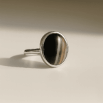 Agate (Sulemani Hakik) Sterling Silver Ring