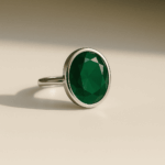 Green Onyx Sterling Silver Ring