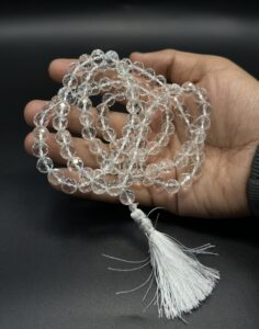 Natural Sphatik Mala (108 Beeds)