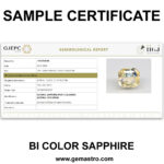 Bi Color Sapphire 5.56 Carat (Pitambri 6.12 Ratti) - Image 2