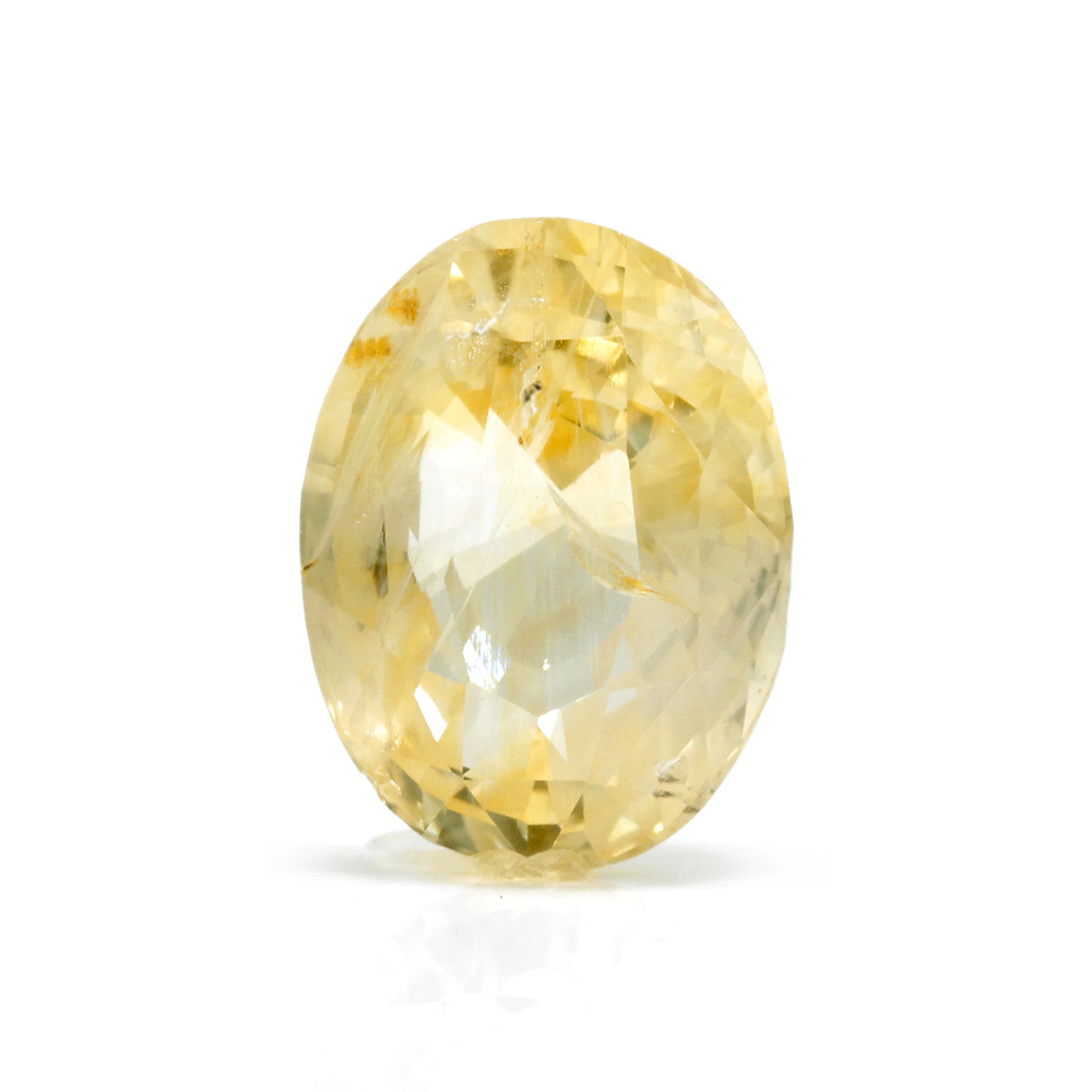 YS743 (1) Yellow Sapphire 6.10 Carat (6.66 Ratti Pukhraj) - Image 1