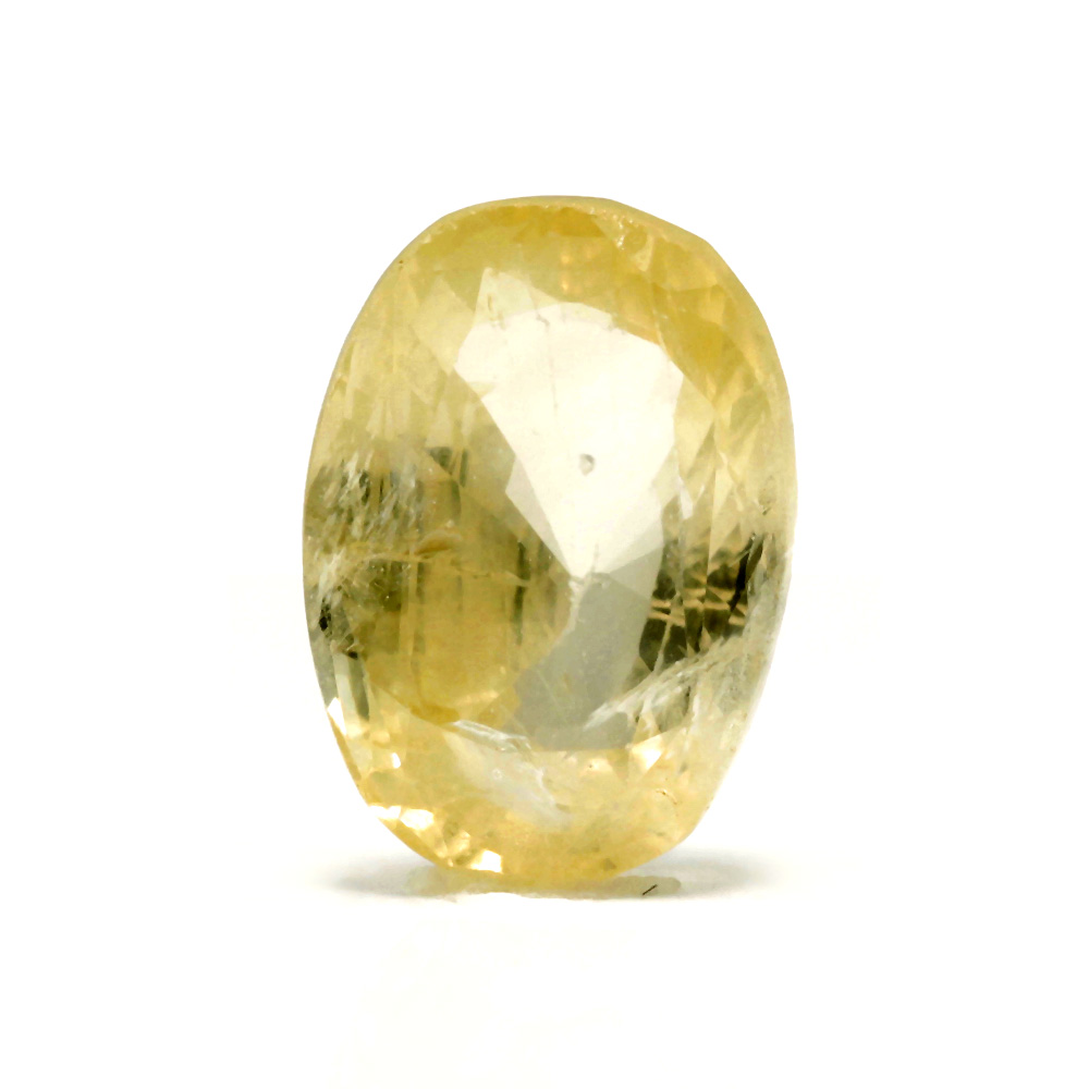 YS722 (1) Yellow Sapphire 6.32 Carat (6.95 Ratti Pukhraj) - Image 1