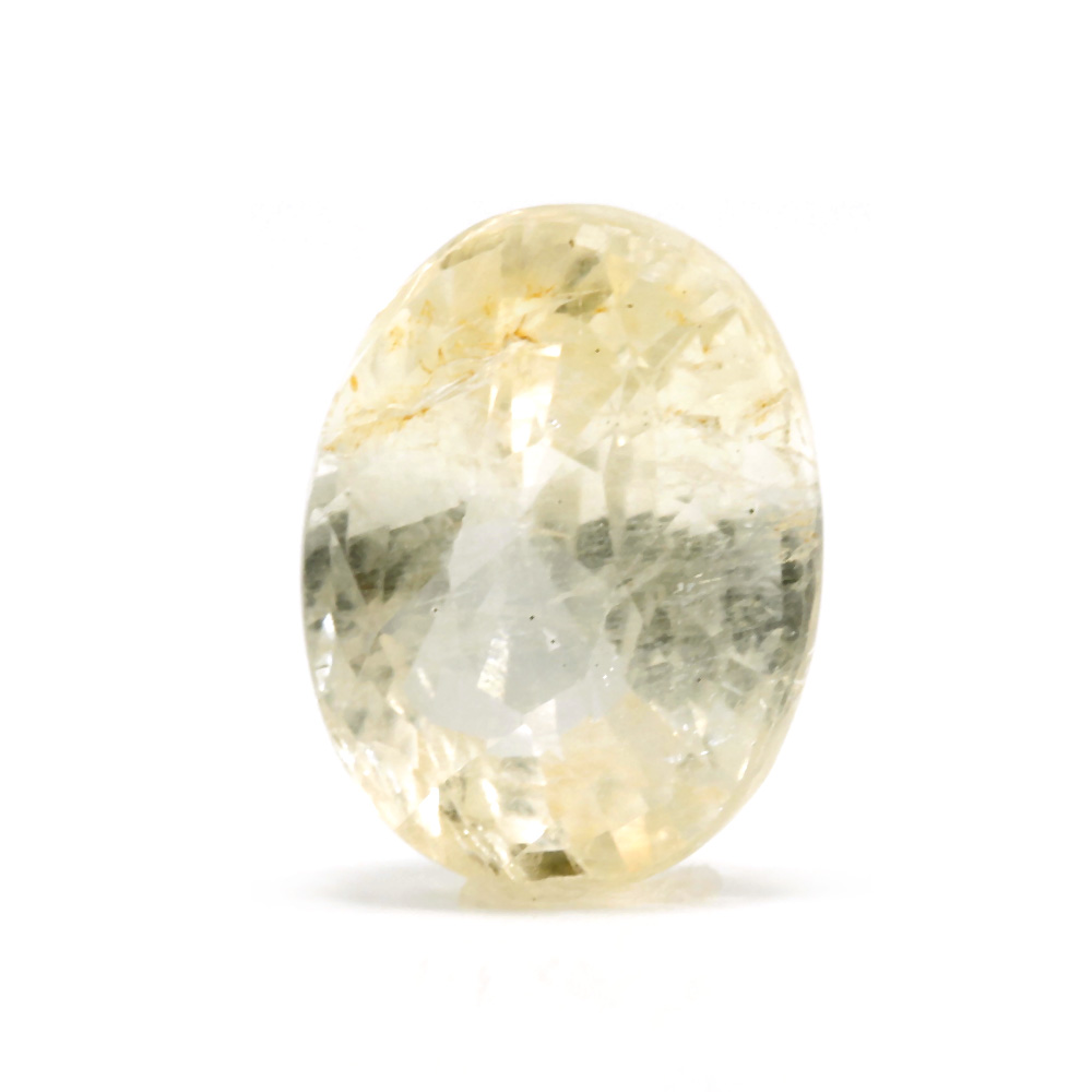 YS724 (1) Yellow Sapphire 6.19 Carat (6.81 Ratti Pukhraj) - Image 1