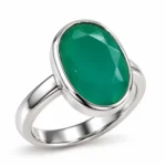 Green Onyx Sterling Silver Ring
